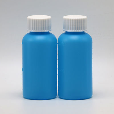 Industrielle Medizin 60ml/2oz HDPE Sirup Flasche Weiß/Blau Opaque Anti-Ultraviolett