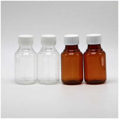 Industrielle Medizin 60ml/2oz HDPE Sirup Flasche Weiß/Blau Opaque Anti-Ultraviolett