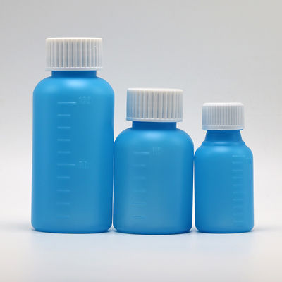 Industrielle Medizin 60ml/2oz HDPE Sirup Flasche Weiß/Blau Opaque Anti-Ultraviolett