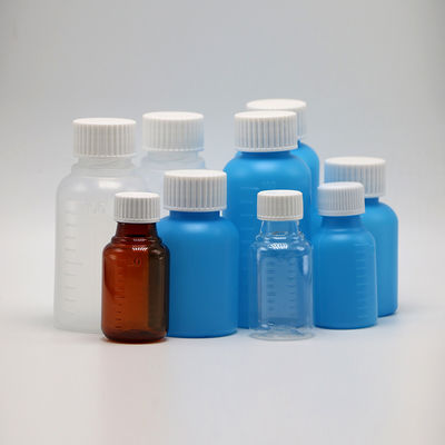 Industrielle Medizin 60ml/2oz HDPE Sirup Flasche Weiß/Blau Opaque Anti-Ultraviolett
