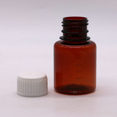2OZ/60ml/cc PET Braune Medizin-Klassifizierungsskala Flüssigkeitsflasche für Zigarettenöl