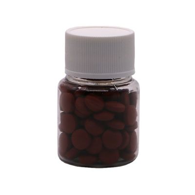 Medizinische Verpackung 35 ml PET Kleine Plastikflasche mit Farbkappen