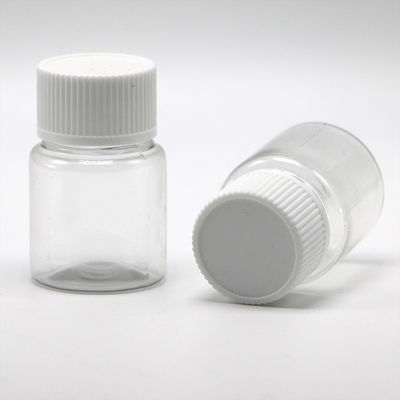 Medizinische Verpackung 35 ml PET Kleine Plastikflasche mit Farbkappen