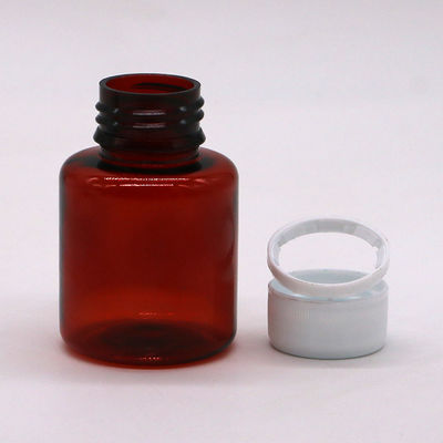 70ml PET- Amber- Ahorn- Husten- Sirup- Flasche mit Oralflüssigkeit mit Sicherheitskappe und Wärmesiegel