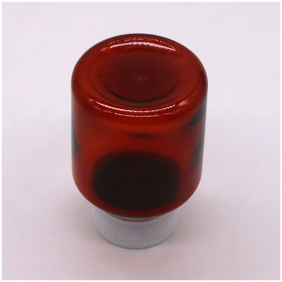 70ml PET- Amber- Ahorn- Husten- Sirup- Flasche mit Oralflüssigkeit mit Sicherheitskappe und Wärmesiegel