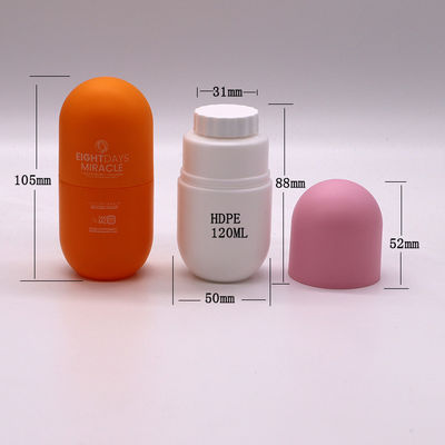 Populäre 120cc/130ml/180ml HDPE Kapsel Flasche für Nahrungsergänzungsmittel 4oz