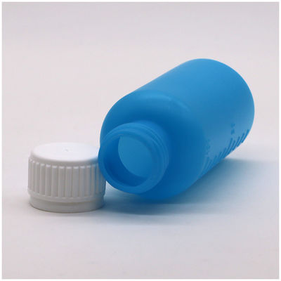 Anpassbare Farbe HDPE 100 ml Flüssigkeitsleere Plastikflasche mit Skala und Sicherheitsdeckel