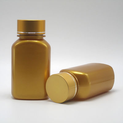 Anpassungsfähige Farbe 150ml PET-Quadratflaschen aus flachem Kunststoff mit unterschiedlichen Deckeln