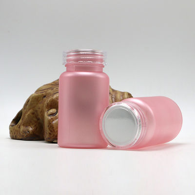 100 ml PET-Amber-Plastik-Medikamentflasche für Pillen/Vitamine/Kapselkragen