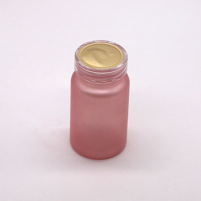 100 ml PET-Amber-Plastik-Medikamentflasche für Pillen/Vitamine/Kapselkragen