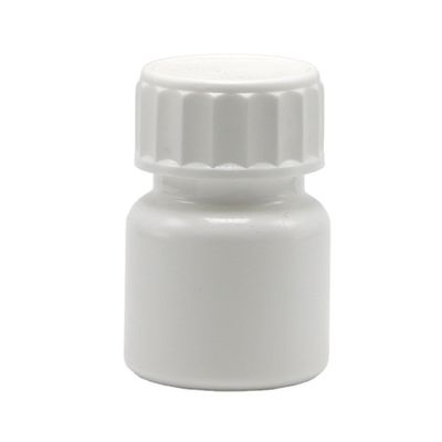 Personalisiertes Logo 30ml PE weiße Pille Medizinflasche mit Schraubkappe hohe Haltbarkeit