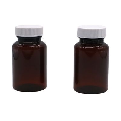 Anpassungsfähiger PET-Halsband 120 ml Flasche aus fester Kunststoff für Medikamente und Gesundheitsprodukte