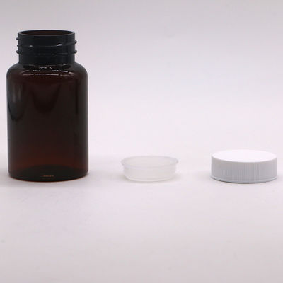 Anpassungsfähiger PET-Halsband 120 ml Flasche aus fester Kunststoff für Medikamente und Gesundheitsprodukte