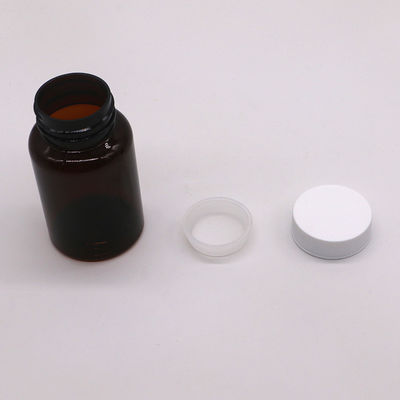Anpassungsfähiger PET-Halsband 120 ml Flasche aus fester Kunststoff für Medikamente und Gesundheitsprodukte