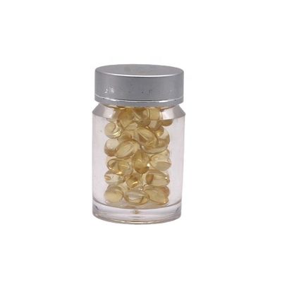 Apotheke Medizin Tabletten Behälter 30 ml Doppelschicht PS Plastikflasche mit Aluminiumdeckel