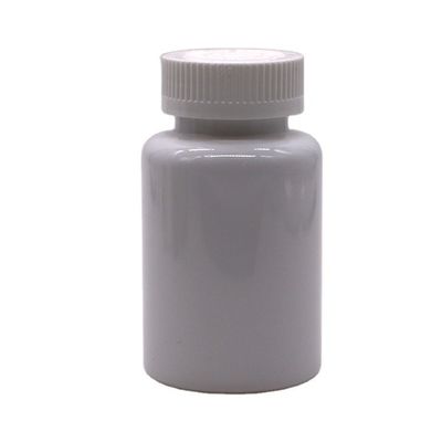 PET-Kunststoff Typ 175ML/6OZ Kapselpille Medikamentenflasche mit CRC-Schrauben-Flip-Top-Kappen