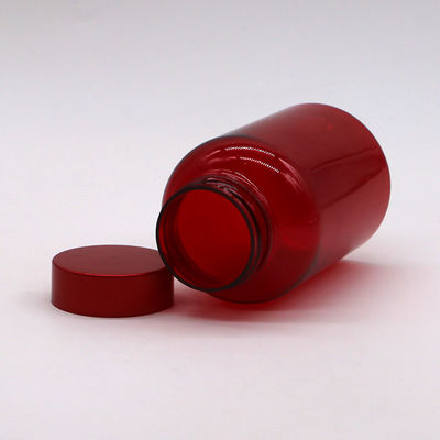 PET-Kunststoff Typ 175ML/6OZ Kapselpille Medikamentenflasche mit CRC-Schrauben-Flip-Top-Kappen