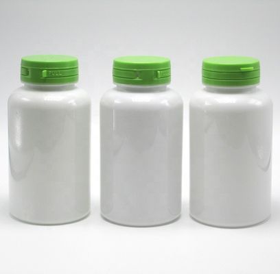 220 ml PET Weißes Rundflaschen für Gesundheitsprodukte Basismaterial PET Trenndeckel