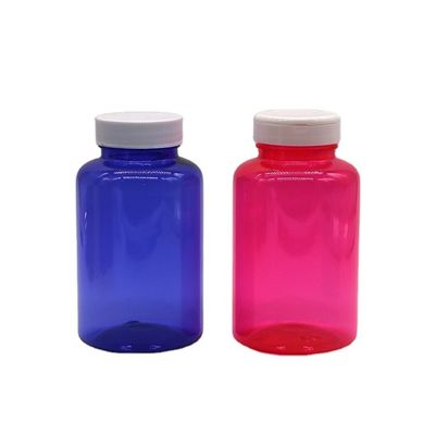 300 ml / 10oz Runde Form PET Plastikflasche mit Flip Top Kappe für Pille Flaschenbehälter