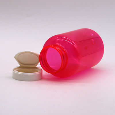 300 ml / 10oz Runde Form PET Plastikflasche mit Flip Top Kappe für Pille Flaschenbehälter