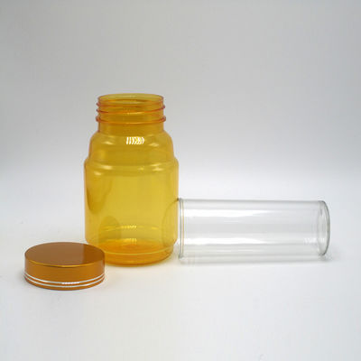 Kindersichere Deckel PET-Pillenbehälter für Apotheken 250 ml Pillenkapseln