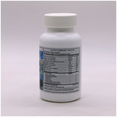 Flip Top Cap PE Flasche Weitmunde Plastikleere Flaschen für 300 ml Kapselbehälter