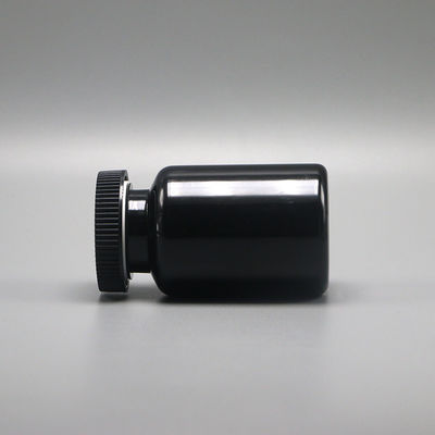 90mL PET-Rundflasche aus Kunststoff für Medikamente Feststofftablette Kapsel Aufbewahrung
