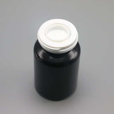 90mL PET-Rundflasche aus Kunststoff für Medikamente Feststofftablette Kapsel Aufbewahrung