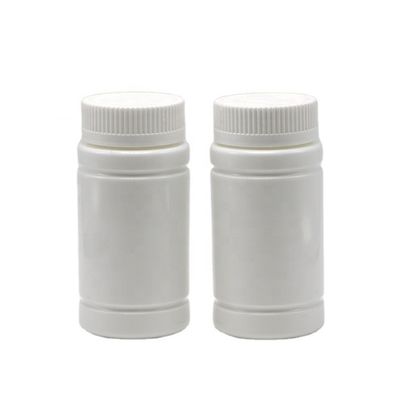 Personalisiertes Logo PE leere Plastikflasche in Bambusform mit Schraubkappe für Pillen Kapsel Tabletten Medizin Ergänzung 5OZ 150ml