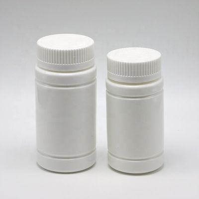 Personalisiertes Logo PE leere Plastikflasche in Bambusform mit Schraubkappe für Pillen Kapsel Tabletten Medizin Ergänzung 5OZ 150ml