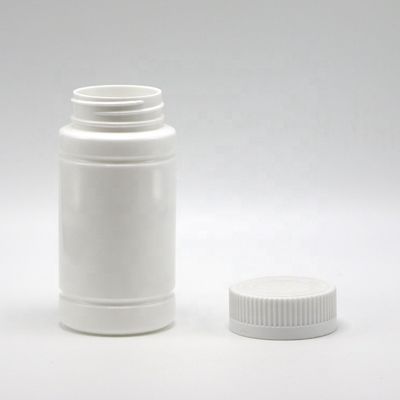 Personalisiertes Logo PE leere Plastikflasche in Bambusform mit Schraubkappe für Pillen Kapsel Tabletten Medizin Ergänzung 5OZ 150ml