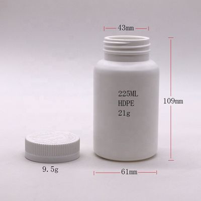 225 ml runde PET-Plastikflasche für Plii Medizin