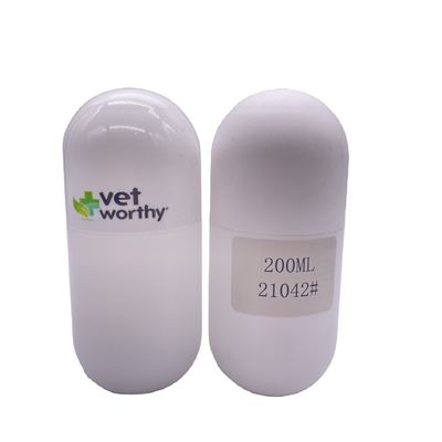 120 ml/130 ml/180 ml/200 ml/250 ml HDPE-Plastikkapselförmige Flasche für Vitaminpräparate
