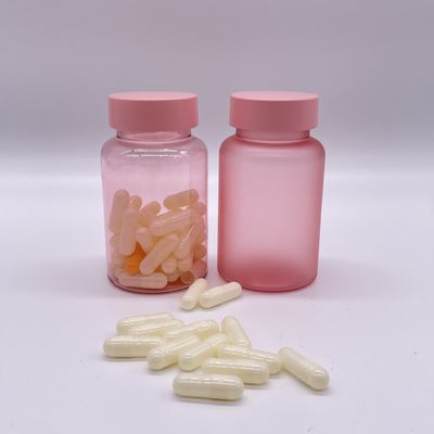 Individuell angepasste 120 ml PET Matte Fertigflasche mit Schraubverschluss für Ergänzungspillenkapsel