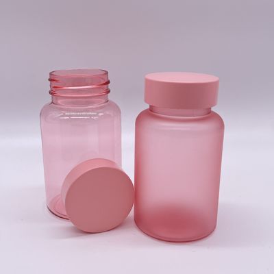 Individuell angepasste 120 ml PET Matte Fertigflasche mit Schraubverschluss für Ergänzungspillenkapsel