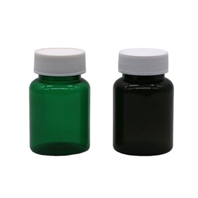 50 ml PET-Plastikflasche mit Schraubkappe und individuellem Etikettendruck