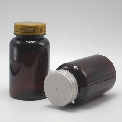 Rundförmige 220 ml PET-Plastikflasche mit abreißbarem Deckel