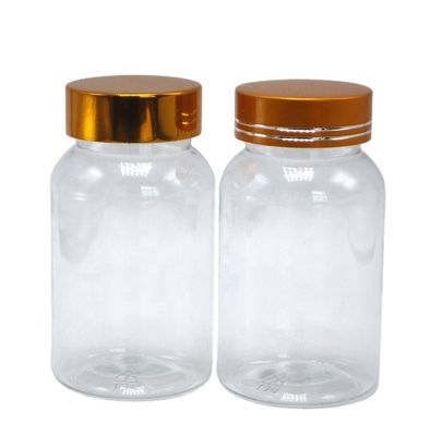 120 ml Breitmunde Flip Top Cap PET Flasche für maßgeschneiderte Pillenflasche Ergänzungsbehälter
