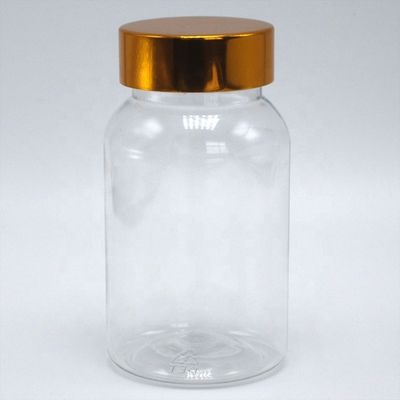 120 ml Breitmunde Flip Top Cap PET Flasche für maßgeschneiderte Pillenflasche Ergänzungsbehälter