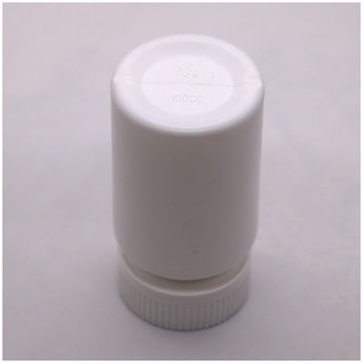 100 ml PE-Flasche mit breitem Mund Plastikleere Flaschen Kapselbehälter mit Schraubverschluss