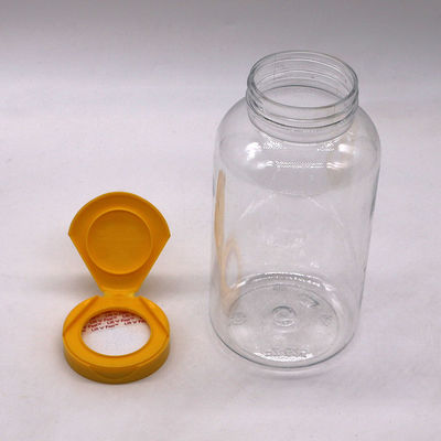 Anpassungsfähige Flasche für Pillen mit breitem Mund PET-Flasche für die Verpackung von Arzneimittelzusätzen