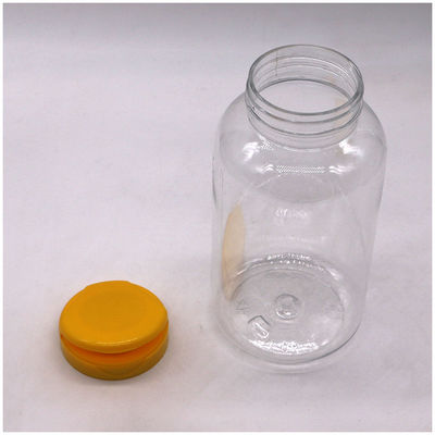 Anpassungsfähige Flasche für Pillen mit breitem Mund PET-Flasche für die Verpackung von Arzneimittelzusätzen
