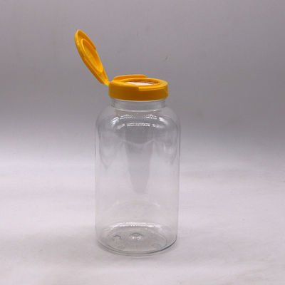 Anpassungsfähige Flasche für Pillen mit breitem Mund PET-Flasche für die Verpackung von Arzneimittelzusätzen