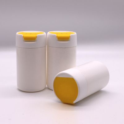 PE-Material 120 ml runde HDPE-Plastikflasche zur Aufbewahrung von Tabletten und Kapseln