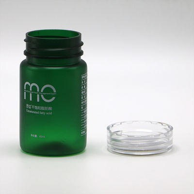 70 ml Plastikflasche aus PET mit Schraubkappe und Etikettendruck