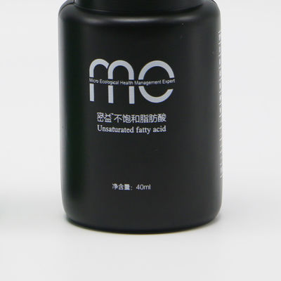 70 ml Plastikflasche aus PET mit Schraubkappe und Etikettendruck