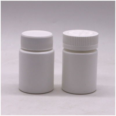80 ml HDPE-Flasche mit breitem Mund, leere Kapselbehälter mit Schraubenkappe und Kinderschutzkappe