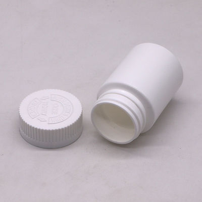 80 ml HDPE-Flasche mit breitem Mund, leere Kapselbehälter mit Schraubenkappe und Kinderschutzkappe