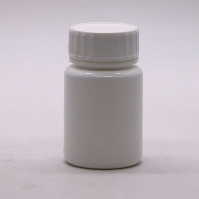30 ml Fassungsvermögen HDPE Tragbare weiße Plastiktablettenbehälter mit Kindersicherheitskappe