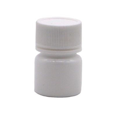 Medizin Feststofftablette Kapsel Aufbewahrung PE Plastikflasche 5 ml Runde Form mit Schraubverschluss